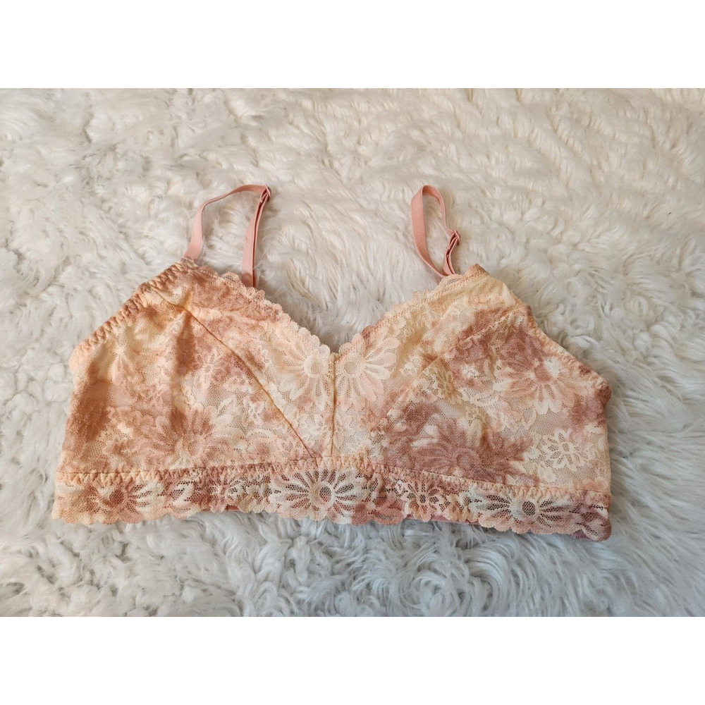Pink Victoria Secret Women's Pink Lace Bracelet Bra Size‎ M